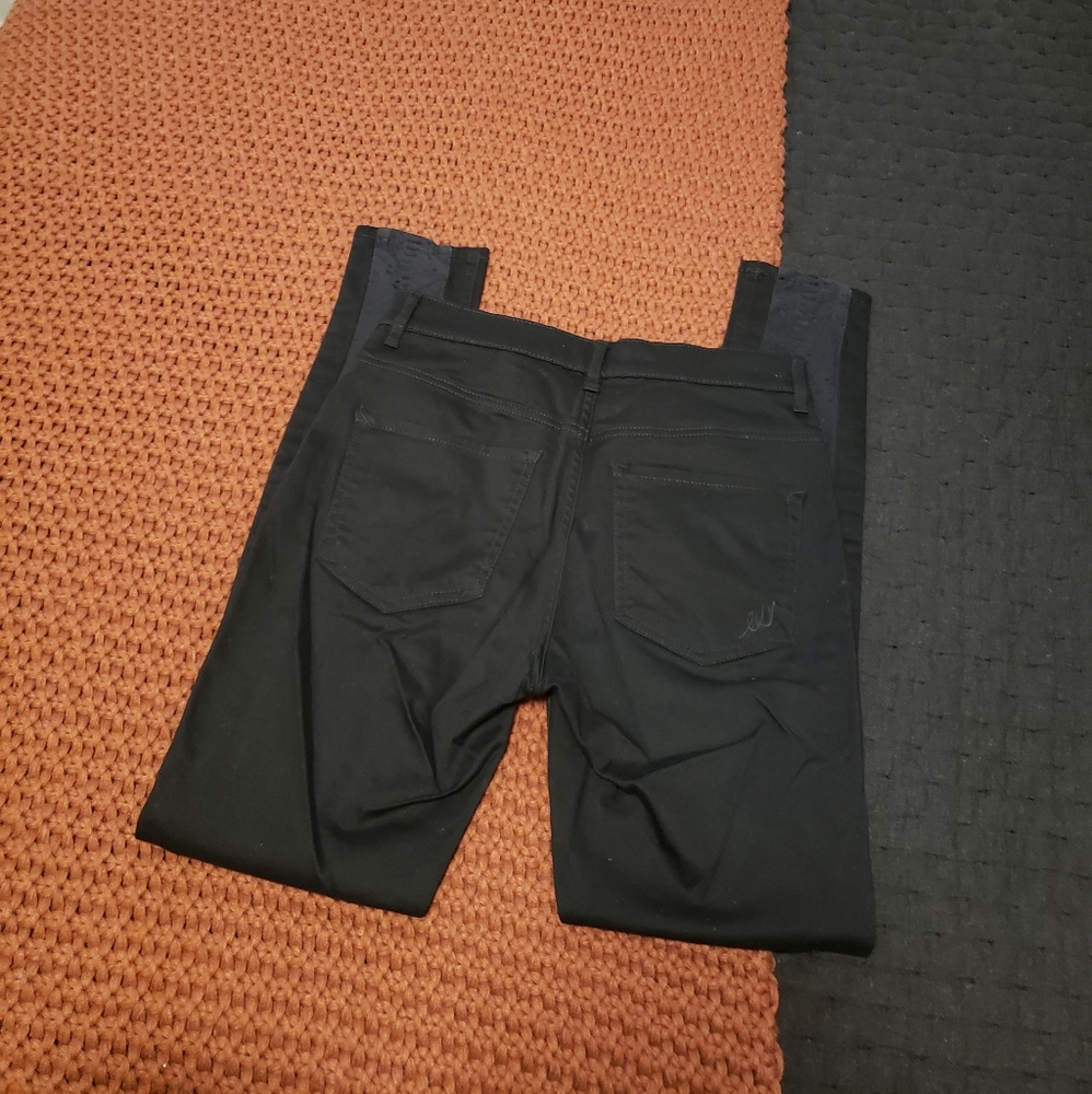 Express Black Snakeskin Skinny Jeans - Picture 8 of 8